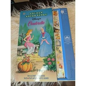 Disney Cinderella Vintage Electronic book plays music!